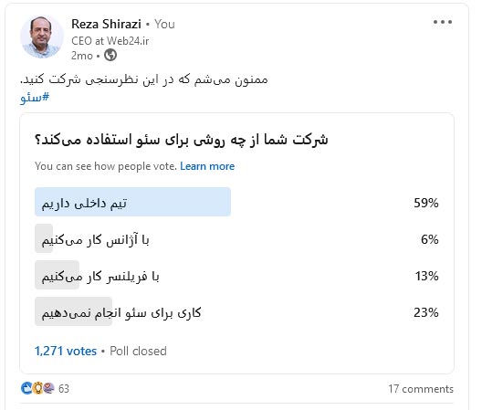 بازار سئو در ایران